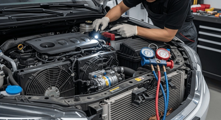 أسباب ضعف تبريد المكيف للسيارة وحلول فعالة لإصلاحه