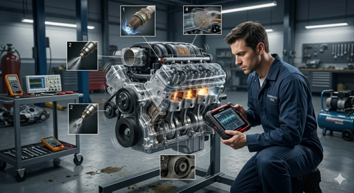 اسباب اهتزاز محرك السيارة