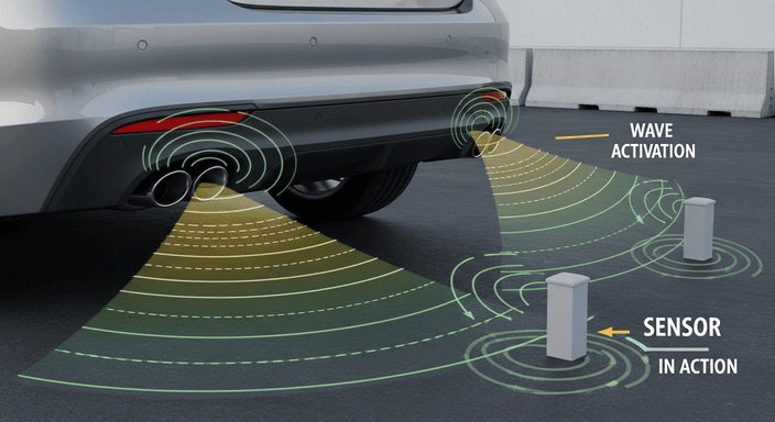 تركيب حساسات خلفية للسيارة