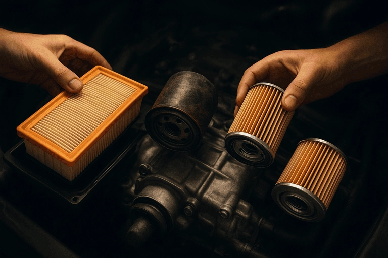 تغيير فلاتر السيارة