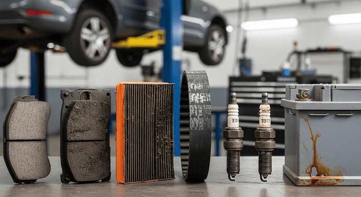 تلف قطع الغيار