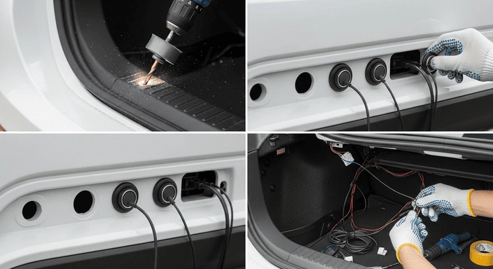 طريقة تركيب حساسات خلفية للسيارة