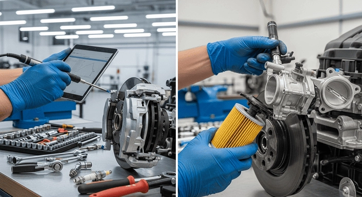 خدمات فحص وتركيب قطع الغيار: ما الذي يشمله الفحص الاحترافي؟