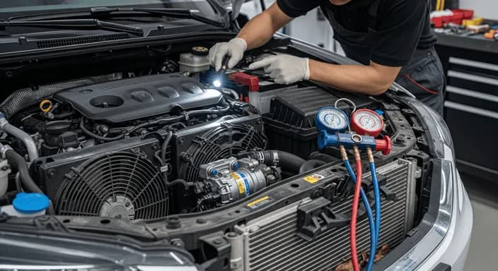 Causes of weak car AC cooling and effective ways to fix it